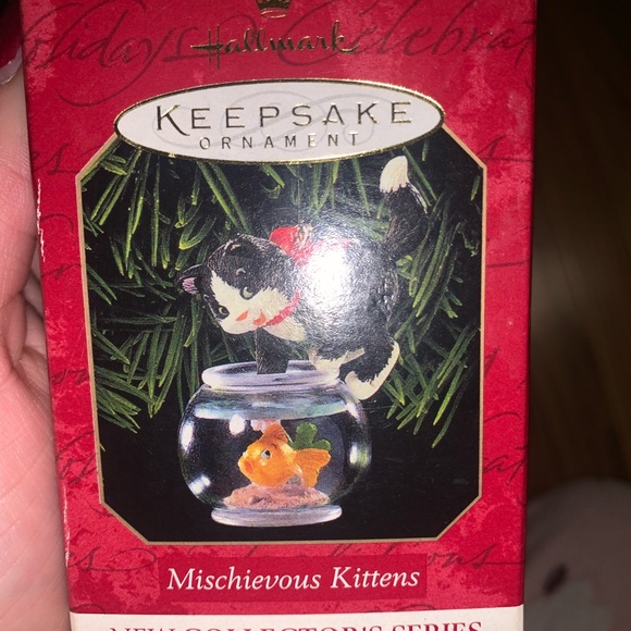 mischievous kittens keepsake ornament